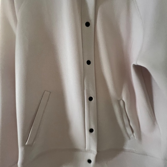 Zella Arise Luxe bomber jacket button up light pink - Picture 7 of 17